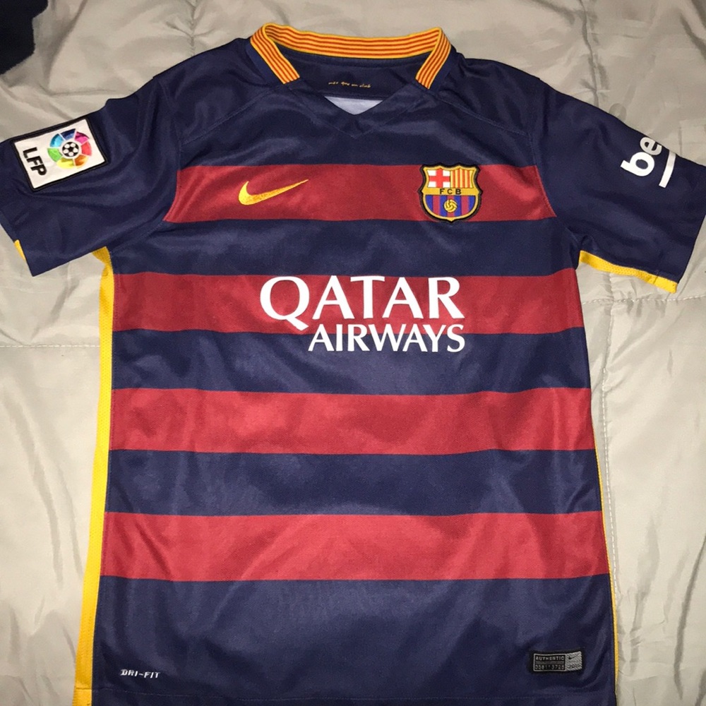 Nike Barcelona 15/16 Home Messi Jersey AUTHENTIC - Picture 2 of 5